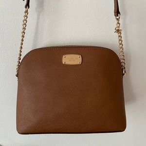 Michael Kors tan crossbody purse